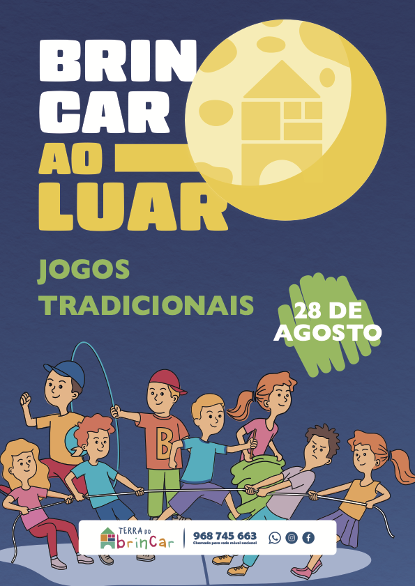 Cartaz Brincar ao Luar 24 Julho 2026 - Sunset Party